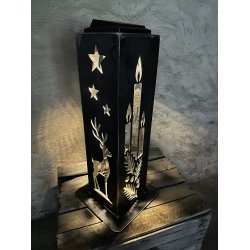 Lanterne med hjort ( STOR )