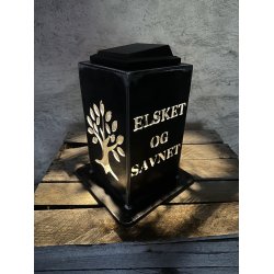 Lanterne med elsket og savnet