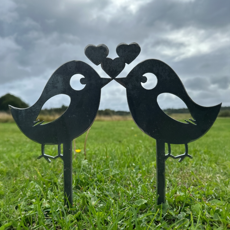 Krlighedsfugle med spyd