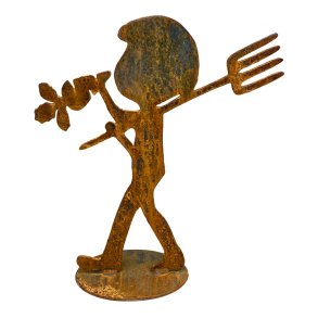 Dreng spiser gulerod. P fodplade