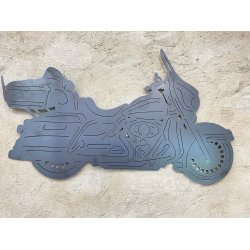 Motorcykel vgdekoration med tekst