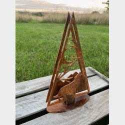 Juletr med ulv og mne