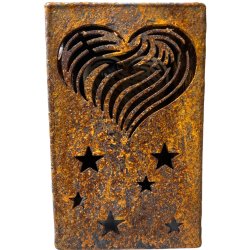 Lanterne med Hvil i fred og Hjerte