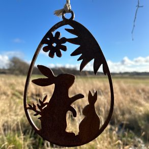 Pske g. 2 harer med blomst