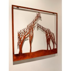 Vgdekoration med Giraffer