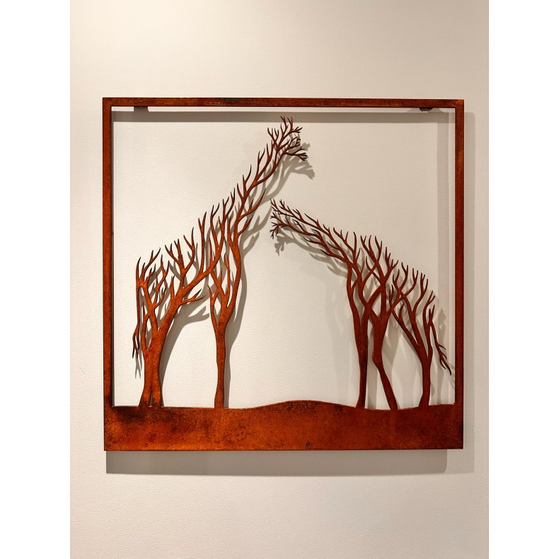 Vgdekoration med Giraffer