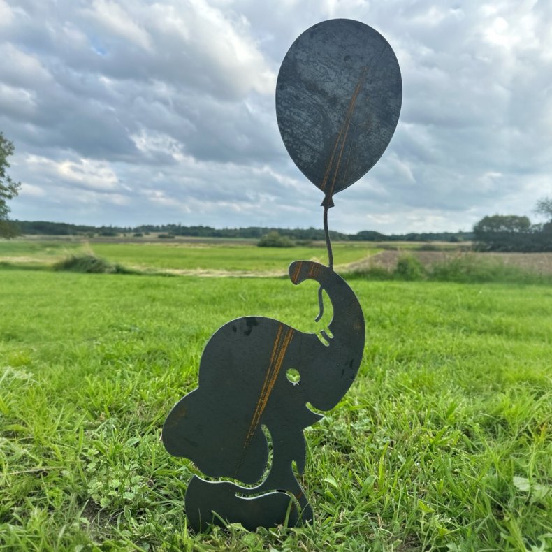 Elefant med ballon