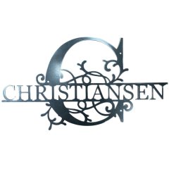 Monogram med tekst (STOR MODEL)