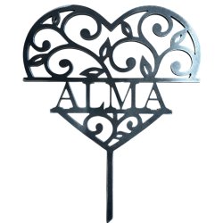 Hjerte med egen tekst