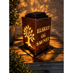 Lanterne med elsket og savnet